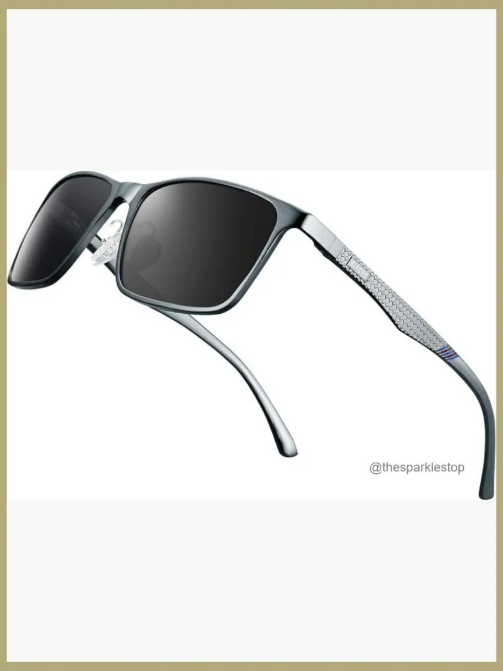 Polarized Sunglasses for Driving UV Protection Al-Mg Metal Lightweight Shades